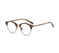 FAXIOU Reading Glasses for Women Men Lightweight Oval Titanium Blue Light Transparent Resin Lenses Elegant Computer Glasses, Tortoise, 1.50x