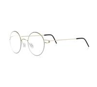 FAXIOU Round Retro Plain Hinged Round Frame Stainless Steel Reading Glasses HD Resin Glasses Computer Reader, gold, 3.0 x