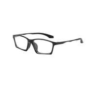 FAXIOU Sports Reading Glasses Computer Readers Anti Blue Light Flexible TR90 Square Frame Lightweight Glasses for Men Women, black, 3.00x