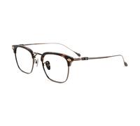 FAXIOU Square Reading Glasses Men Computer Reader Blue Light Blocking Fashion Titanium Frame Anti Fatigue, Tortoise, 2.00x