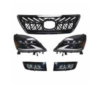 faxiulan Car Front Headlights Assembly Car Grill Headlight Fog Lamp Set For Gx470 2003-2009 Modified Front Bumper Turn Signal Body Kit
