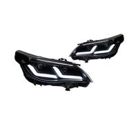 faxiulan Car Front Headlights Assembly Car LED Headlight Assemblies For E60 M5 2003-2004 2005 2006 2007 2008 2009 2010 DRL Brake Turn Signal Lamp