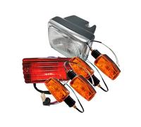 faxiulan Motorcycle Rear Light Motorcycle Head Light/Tail Lamp/Turning Light Set For Haojue For Qingqi For Jingcheng For AX100 A100 100cc Lighting System Kit