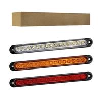 faxiulan Third Brake Light 1 Piece 24V Car Light Bar 12V Red Third Brake Light Rear Light Signal Side Marker Turn Signal Stop Warning Lamp High Mount