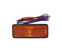 faxiulan Turn Signal Lights 12V Rear Tail Brake Stop Reflector Warning Side Marker Light Rectangle For CAR Truck Trailer Motorcycle