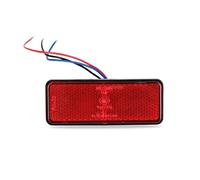 faxiulan Turn Signal Lights 12V Rear Tail Brake Stop Reflector Warning Side Marker Light Rectangle For CAR Truck Trailer Motorcycle