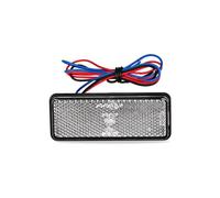 faxiulan Turn Signal Lights 12V Rear Tail Brake Stop Reflector Warning Side Marker Light Rectangle For CAR Truck Trailer Motorcycle
