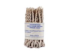 Fay Bless Handmade Rope Incense from Nepal 2 Bundles (Agarwood)
