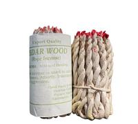 Fay Bless Handmade Rope Incense from Nepal 2 Bundles (Cedarwood)