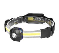 Fay Bless LED Headlamp Rechargeable, LED Head Torch Headlight with Motion Sensor Waterproof 3 Hours 1200 mAh 500 lumens XPG+COB (S)