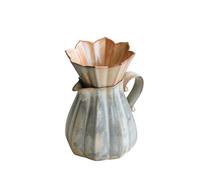 Fay Bless Vintage Ceramic V60 Coffee Dripper Set - Handmade Rustic Pour Over Coffee Brewer with Mug & Pot (7)