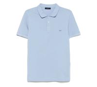 Fay piqué-weave polo shirt - Blue S-M