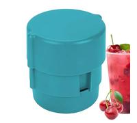 fayarrd Cherry Stone Remover, Pitter for Several Cherries at the Same Time, Handheld Print Design Pitter for Cherry, Grapes, Jujuben for Indoor, Outdoor, Picnic and Camping