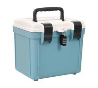 fayarrd Lockable Medicine Box - Portable Cassette with Lock Password Protected, Large Storage Box for Medication, Documents, Craft Supplies