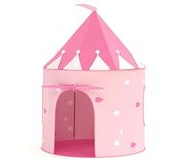FAYDUDU Pop Up Tent for Kids, Starry Kids Tent Indoor & Outdoor Tent, Pink Play Castle Tent Kids Play Tent, Teepee Tent for Kids Girls Toys, 135 x 100cm (Pink)