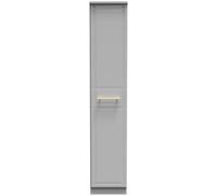 Faye Grey Ash 1 Door Single Wardrobe
