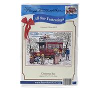 Faye Whittaker "All Our Yesterdays Christmas Bus Cross Stitch Kit, Range, Mixed