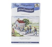 Faye Whittaker "All Our Yesterdays Little Red School Cross Stitch Kit, Range, Mixed