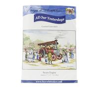 Faye Whittaker "All Our Yesterdays Steam Engine Cross Stitch Kit, Range, Mixed