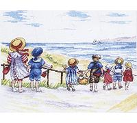 Faye Whittaker "All Our Yesterdays To The Beach We Go Cross Stitch Kit, Range, Mixed