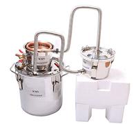 Fayelong 3 Pots DIY 8Gal/30Litres Moonshine Still Copper Water Alcohol Distiller Home Brew Wine Making Kits with Thumper Keg for DIY Brandy Whisky Wine Essential Oils