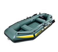 Fayelong Dingy Boats Adults, PVC Inflatable Boat Raft with Aluminum Oars 1-2 Person Foldable kayak for Fishing Playing on Lakes Rivers (2-person)