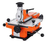 Fayelong Semi-Automatic Embosser Nameplate Metal Label Stamping Marking Embossing Machine Metal Stamping Printer Sheet Embosser Different Character Wheels Optional 2/2.5/3/4/5/6mm