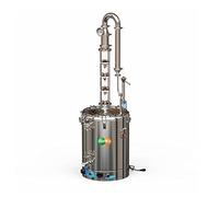 Fayelong Super Large Capacity Small Commercial Alcohol Distiller Four-Layer Distillation Column Wine Making Kit for DIY Whisky Wine Brandy Gin Vodka Alcohol