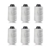 Fayelong White Sewing Thread 6 Cones 450 Metres Craft Materials for Bag Sealing Machine Sewing Machine