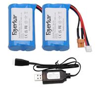 Fayerkar 18650 lithium battery 7.4V 2600Mah XT30 XH-3P plug electric toy remote charging electric battery pack