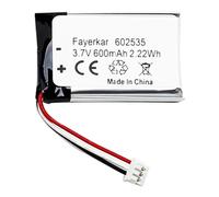 Fayerkar 3.7V 600mAh 602535 Battery Replacement for Logitech MX Master 2 MX Master 3 MX Master 2s MX Anywhere 2 MX Anywhere 2S MX Ergo M-RO052 Wireless Mouse 910-004362 910-004374 533-000120