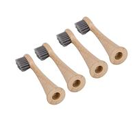 Fayet Bamboo Electric Toothbrush Heads | 100% Biodegradable Eco-Friendly Sustainable Recyclable | Medium Bristle | Compatible with only Fayet Toothbrush 2023 Version | Bamboo Toothbrush Heads (4)