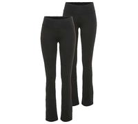 FAYN SPORTS 'Pack of 2' Comfort Flare Sports Pants Black