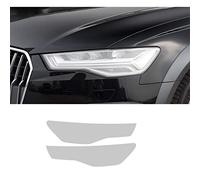 FAYTEK Car Headlight Protective Film for Audi A6 C7 4G S6 RS6 2012-2018, Smoked Black Tint Wrap Vinyl Transparent TPU Sticker,Transparent