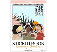 FAYWARE Aesthetic Stickers for Journaling and Scrapbooking - 318 Boho Scrapbook Stickers with Diverse Women, Flowers, and Quotes. Perfect Addition to Your Bullet Journals, Planners and DIY Crafts!
