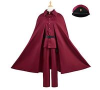 FAZA Dazai Osamu Cosplay Outfit Detective Uniform For Adult Men Women Anime Bungo Dogs Costume Halloween Party sets, Red, XL