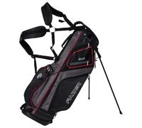 Fazer By American Golf 3.0 Stand Bag - Lightweight Golf Carry Bag with 6-Way Divider & Dedicated Putter Well, 6 Storage Pockets, Dual Shoulder Straps, Durable Dobby Nylon Construction - Black/Red