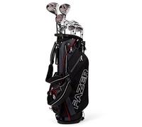 Fazer CTRX Graphite Cheap Golf Clubs Set with Stand Bag, Driver, Fairway Wood, Hybrid, Oversize Irons 6-SW, Mallet Putter - All-Weather Grips, Dual Strap Carry Bag - Golf Club Sets for Men