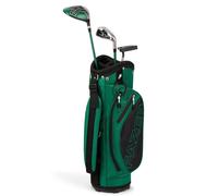 Fazer Junior CTRX 3-Piece Golf Club Set with Stand Bag - Ages 3-5, Lightweight Graphite Shafts, High Loft Driver, Oversize Iron & Putter, 1-Year Guarantee - Green