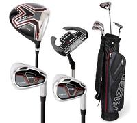 Fazer CTRX Starter Golf Club Set - Complete Kit with Driver, 7 Iron, Pitching Wedge & Putter - Stand Bag & Headcovers - Ideal Golf Clubs Set for Beginners