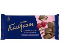 Fazer Karl Fazer Raspberry Yoghurt Chocolate 12 Bars of 121g 51.6oz