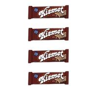 Fazer Kismet Milk Chocolate Bars - Crisp Waffle & Nougat - Pack of 8