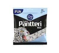 Fazer Lumi Pantteri (Snow Panther) Mix of Fruity and Salty Liquorice Wine Gums Candy Party Bag 350g