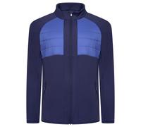 Fazer Men's Ellesmere Quilted Full Zip Golf Jacket in Blue | Size: Large Fazer Blue L