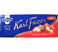 Fazer Milk Chocolate with Strawberries and Vanilla (190g)