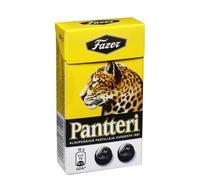 Fazer Pantteri Pastilles Liquorice 4 Boxes of 38g