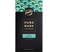 Fazer Pure Dark 70 % Cocoa - Twist of Mint Chocolate 16 Packs of 95g