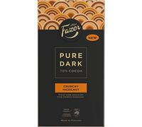 Fazer Pure Dark Crunchy Hazelnut Chocolate 16 Packs of 95g