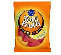 Fazer Tutti Frutti Winegums 120g | Soft and chewy fruit-flavoured wine gums in a 120g pack, perfect for sharing or enjoying as a sweet treat on the go.