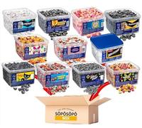 Fazer Tyrkisk Peber Box 2.2kg Customizable Bulk Candy Box, Pick from 20+ Flavors, Finnish Swedish Gummy Chocolate Licorice Salmiakki Gift Box (SOPOSOPO)